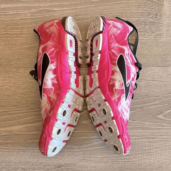 Brooks Mach 15 XC Spikes Women’s Size 6 Knockout Pink Black White - Picture 7 of 10